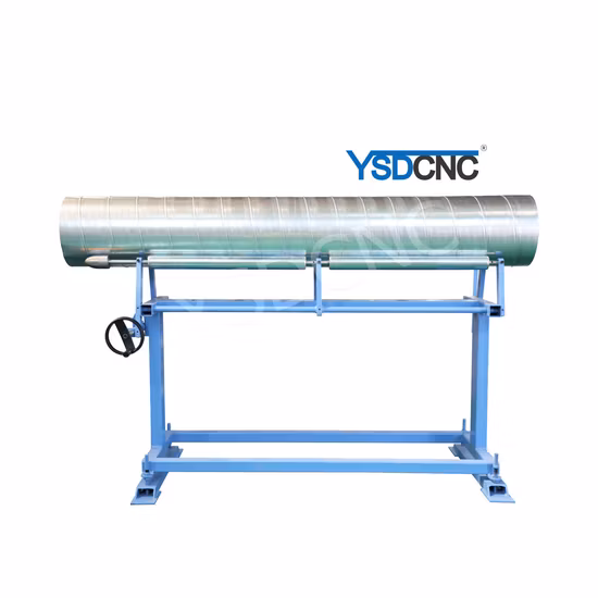 Máquina para fabricar conductos de tubos de aire redondos