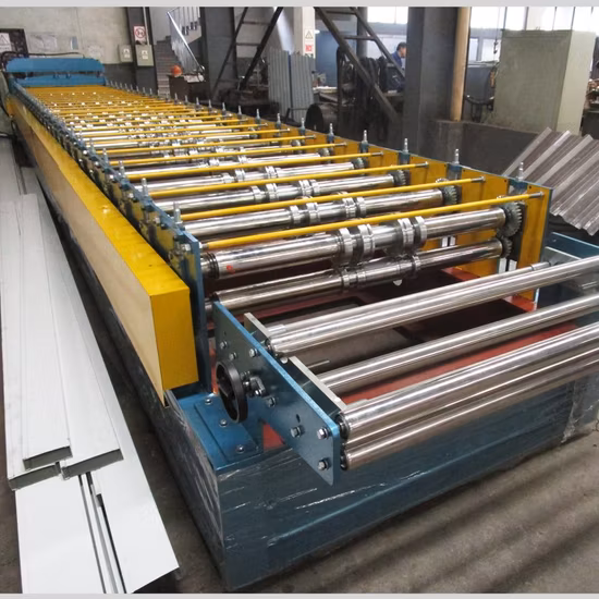 Máquina para fabricar láminas de acero corrugado de aluminio galvanizado para techos de metal