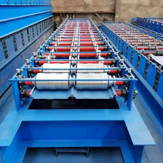 Estructura de acero metálico, estructura de perfil, fabricación de baldosas, hojas para techos, paneles, placas, paredes, techo, máquina formadora de rollos